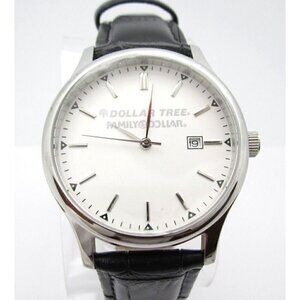 Men's Dollar Tree Family Dollar Quartz WR Analog 41mm Dial Round Watch (E127)